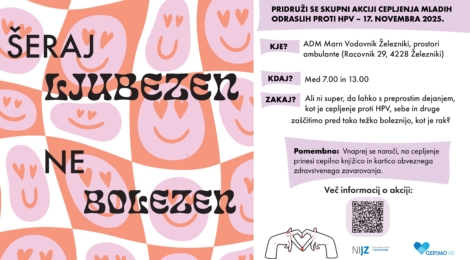 Cepljenje mladih odraslih proti HPV - 17.11.2025